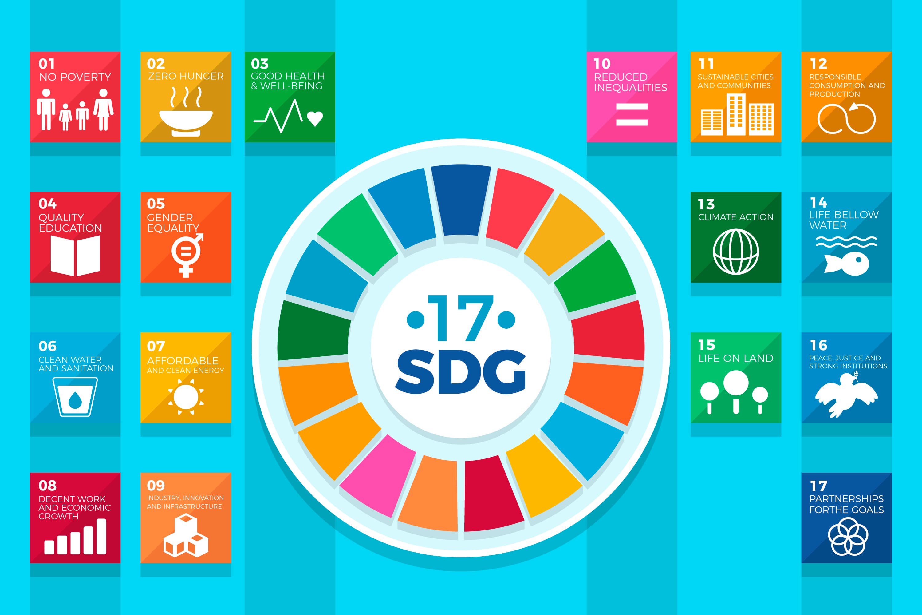 The 17 UN Sustainable Development Goals